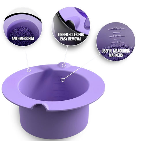 Reusable Silicone Wax Heater Pot Insert 400ml